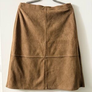 Max Studio Brown A-Line Skirt